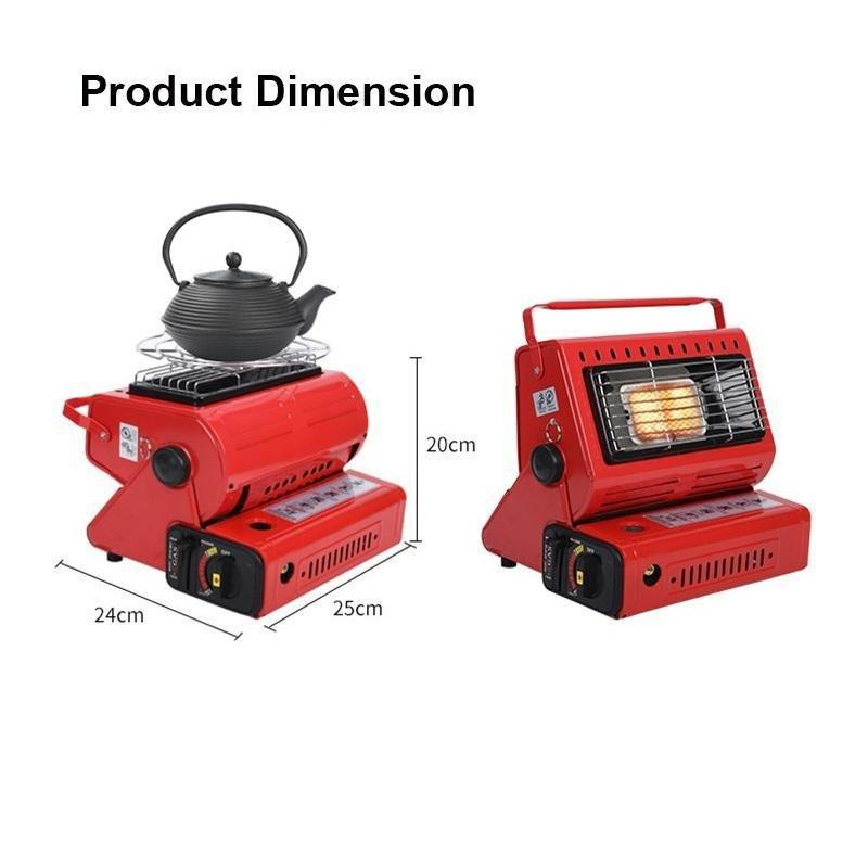 Stay warm and cozy on your outdoor adventures with our Multi-Use Portable Tent Heater & Stove. This versatile device not only provides heat but also doubles as a convenient stove for cooking. Perfect for camping, hiking, and more! Don't let the cold weather stop you from enjoying the great outdoors!