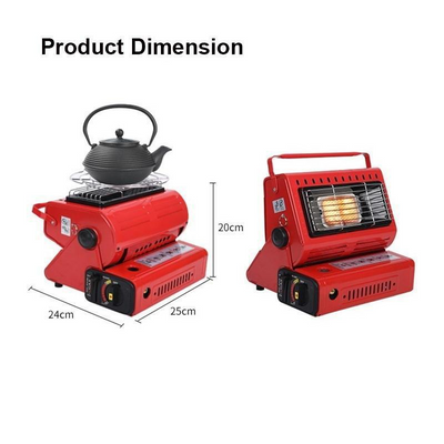 Stay warm and cozy on your outdoor adventures with our Multi-Use Portable Tent Heater & Stove. This versatile device not only provides heat but also doubles as a convenient stove for cooking. Perfect for camping, hiking, and more! Don't let the cold weather stop you from enjoying the great outdoors!
