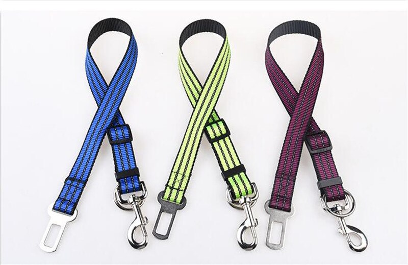 Safe Reflective Nylon Pet Seatbelt