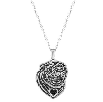 A beautiful way to show your love for dogs! This lovely necklace with a pendant is the perfect gift for any dog lover. Crafted from high-quality materials, it's sure to be treasured for years to come. Show your appreciation and love in a unique and thoughtful way!