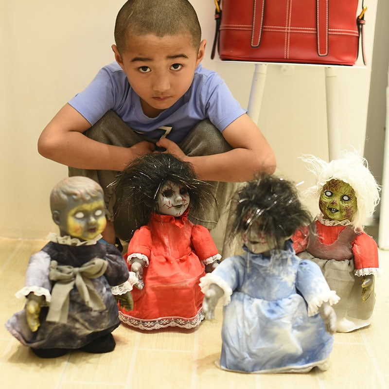 Show off your spooky spirit this Halloween with Creepy Walking Halloween Dolls. These creepy doll are sure to delight any Halloween enthusiast, with their life-like movements and gory details. 