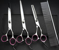 Groom your pup to perfection with this 5-piece dog grooming tool kit. All the essentials you need are included, and stored in an included storage bag for easy carrying.