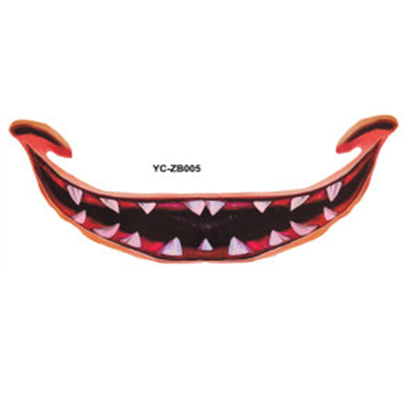 Unleash your bold side this Halloween with these Creepy Mouth Fake Tattoos. Perfect for creating a chilling, unforgettable look, they easily apply for a realistic effect that turns heads. 