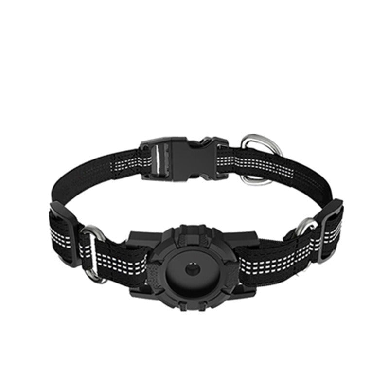 Keep your furry friend safe and secure with our Airtag Compatible Reflective Dog Collar. The reflective material ensures high visibility, while the Airtag compatibility allows for easy tracking. Enjoy peace of mind and never worry about losing your dog again.