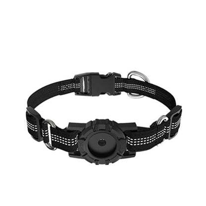 Keep your furry friend safe and secure with our Airtag Compatible Reflective Dog Collar. The reflective material ensures high visibility, while the Airtag compatibility allows for easy tracking. Enjoy peace of mind and never worry about losing your dog again.