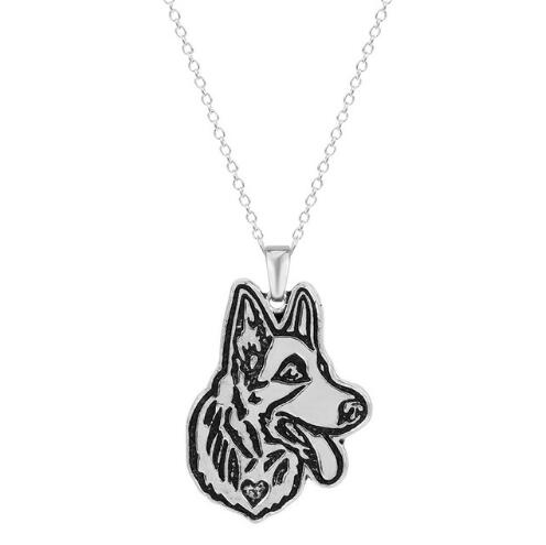 A beautiful way to show your love for dogs! This lovely necklace with a pendant is the perfect gift for any dog lover. Crafted from high-quality materials, it's sure to be treasured for years to come. Show your appreciation and love in a unique and thoughtful way!