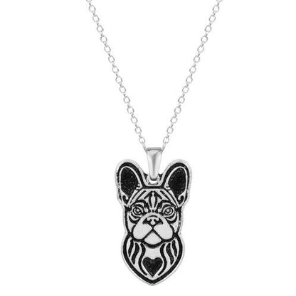 A beautiful way to show your love for dogs! This lovely necklace with a pendant is the perfect gift for any dog lover. Crafted from high-quality materials, it's sure to be treasured for years to come. Show your appreciation and love in a unique and thoughtful way!