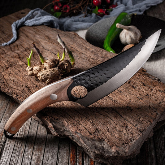 High Clad Steel Forged Serbian Butcher Knife