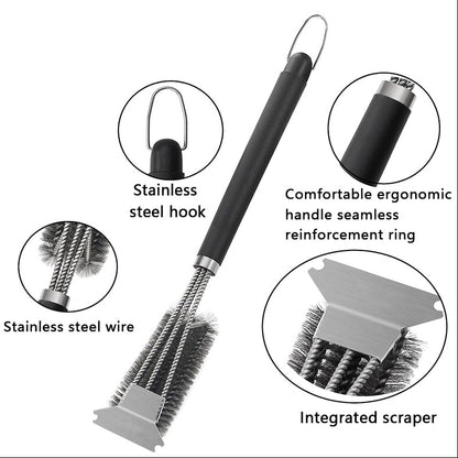 Stainless Steel BBQ Grill Cleaning Tool