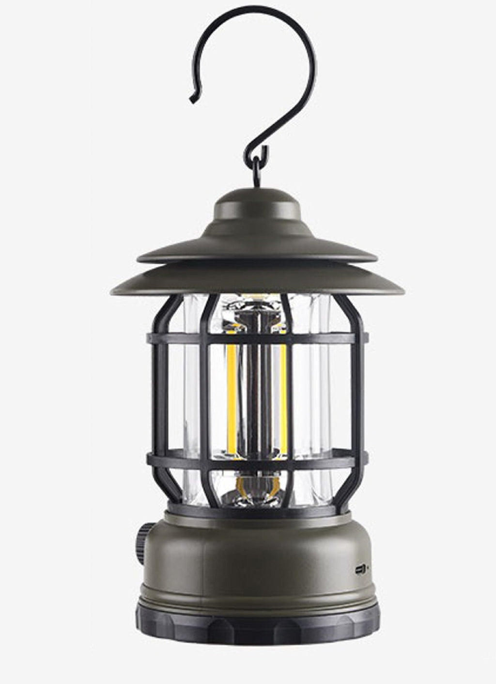 This retro lantern is a must-have for camping and exploring! It's rechargeable, multi-functional, and has an eye-catching design - perfect for making a statement. Enjoy safe and cool illumination any time, anywhere.