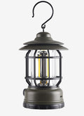 This retro lantern is a must-have for camping and exploring! It's rechargeable, multi-functional, and has an eye-catching design - perfect for making a statement. Enjoy safe and cool illumination any time, anywhere.