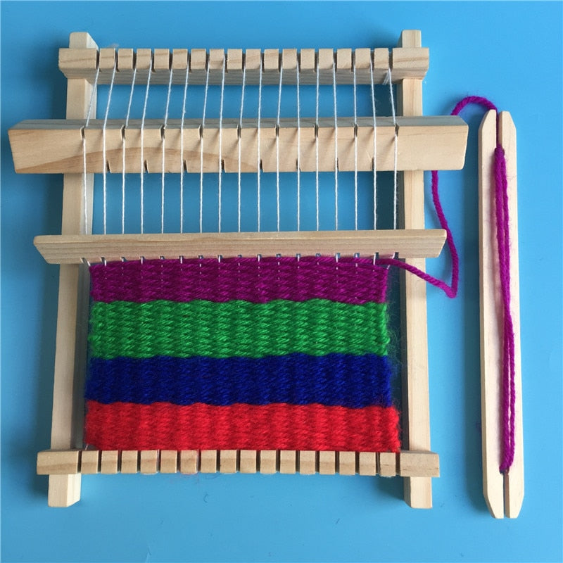 craft of weaving with this engaging wooden loom. Designed with young learners in mind, this DIY kit encourages creativity, patience, and fine motor skill development through hands-on play.