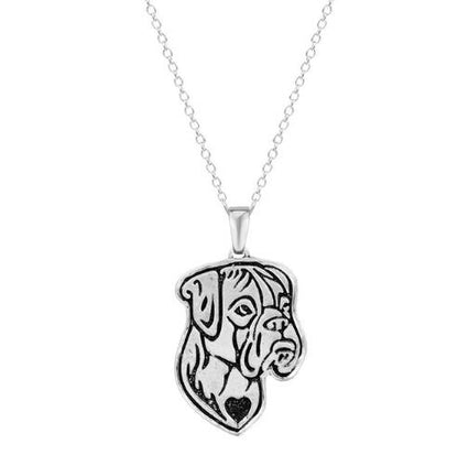 A beautiful way to show your love for dogs! This lovely necklace with a pendant is the perfect gift for any dog lover. Crafted from high-quality materials, it's sure to be treasured for years to come. Show your appreciation and love in a unique and thoughtful way!