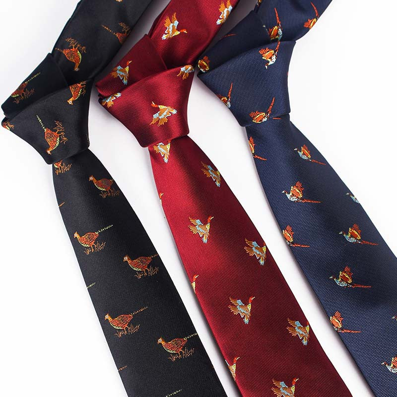 Handsome Bird Multi Colored Tie