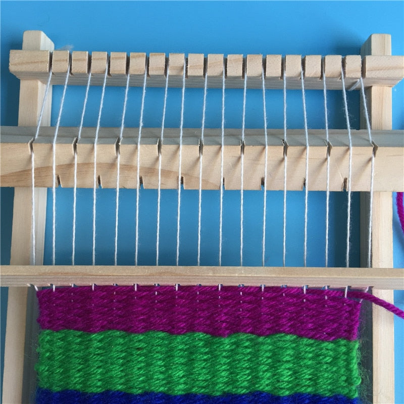 craft of weaving with this engaging wooden loom. Designed with young learners in mind, this DIY kit encourages creativity, patience, and fine motor skill development through hands-on play.
