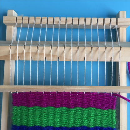 craft of weaving with this engaging wooden loom. Designed with young learners in mind, this DIY kit encourages creativity, patience, and fine motor skill development through hands-on play.