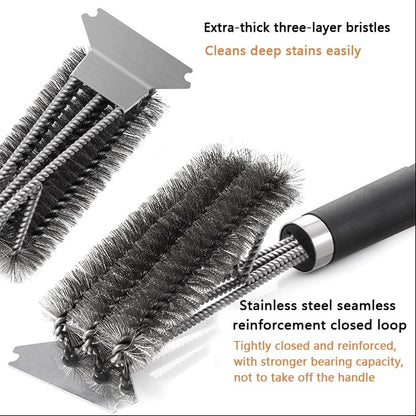 Stainless Steel BBQ Grill Cleaning Tool