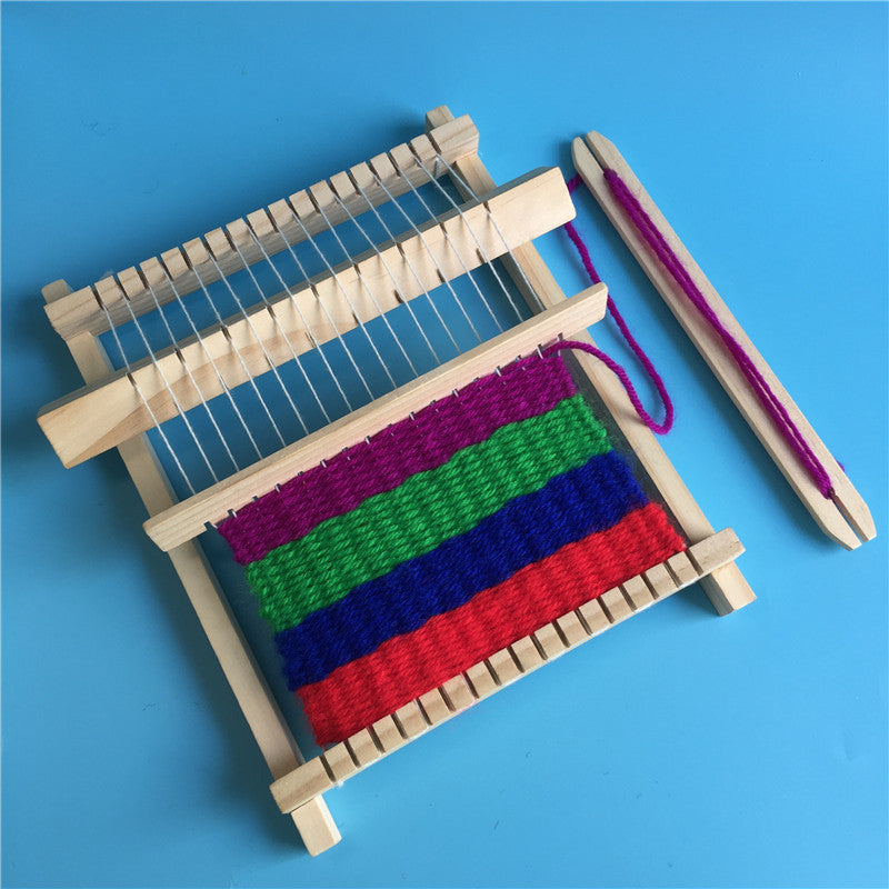 craft of weaving with this engaging wooden loom. Designed with young learners in mind, this DIY kit encourages creativity, patience, and fine motor skill development through hands-on play.