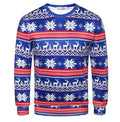 Stay cozy this winter in these delightful 3D Christmas patterned pullover sweaters! Boasting a festive look and feel, these festive sweaters will make your celebrations even more merry and bright. Plus, with their snug fit and ultra-comfy fabric, you'll be making the winter season magical and warm in no time!