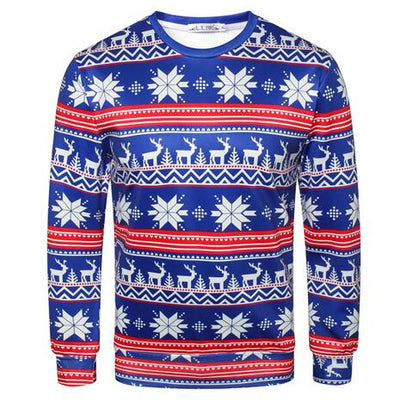 Stay cozy this winter in these delightful 3D Christmas patterned pullover sweaters! Boasting a festive look and feel, these festive sweaters will make your celebrations even more merry and bright. Plus, with their snug fit and ultra-comfy fabric, you'll be making the winter season magical and warm in no time!