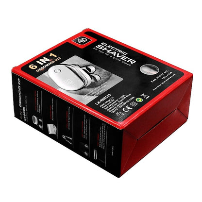 This electric shaver features efficient cutting technology designed for clean, comfortable results across different hair lengths and facial contours. Ideal for men seeking a streamlined grooming routine, this all-in-one solution eliminates the need for separate tools while maintaining salon-quality performance at home.