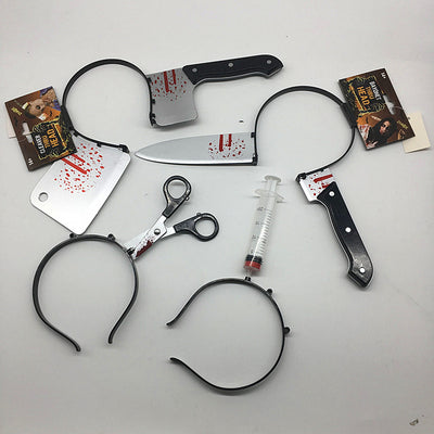 Step into the dark side with the Halloween Head Simulation Piercing. This daring accessory mimics a bold piercing look that adds an edge to your costume or everyday style.