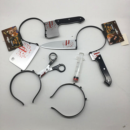Step into the dark side with the Halloween Head Simulation Piercing. This daring accessory mimics a bold piercing look that adds an edge to your costume or everyday style.