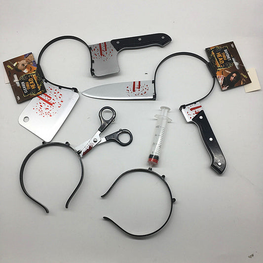 Step into the dark side with the Halloween Head Simulation Piercing. This daring accessory mimics a bold piercing look that adds an edge to your costume or everyday style.