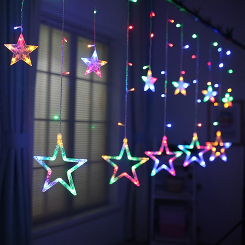 Spread some extra holiday cheer with these twinkling Star Light Christmas Decorations! The star-shaped lights are perfect for decorating your home and creating unforgettable holiday memories with their sparkling brilliance. You'll be on top of the tree with these delightful stars!