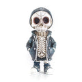 Add a spooky touch to your Halloween decor with this Resin Skeleton Doll Decoration. Crafted from durable resin, it offers a realistic skeletal look that's perfect for creating an eerie atmosphere. 