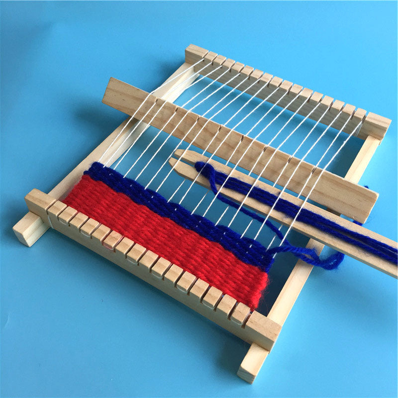 craft of weaving with this engaging wooden loom. Designed with young learners in mind, this DIY kit encourages creativity, patience, and fine motor skill development through hands-on play.