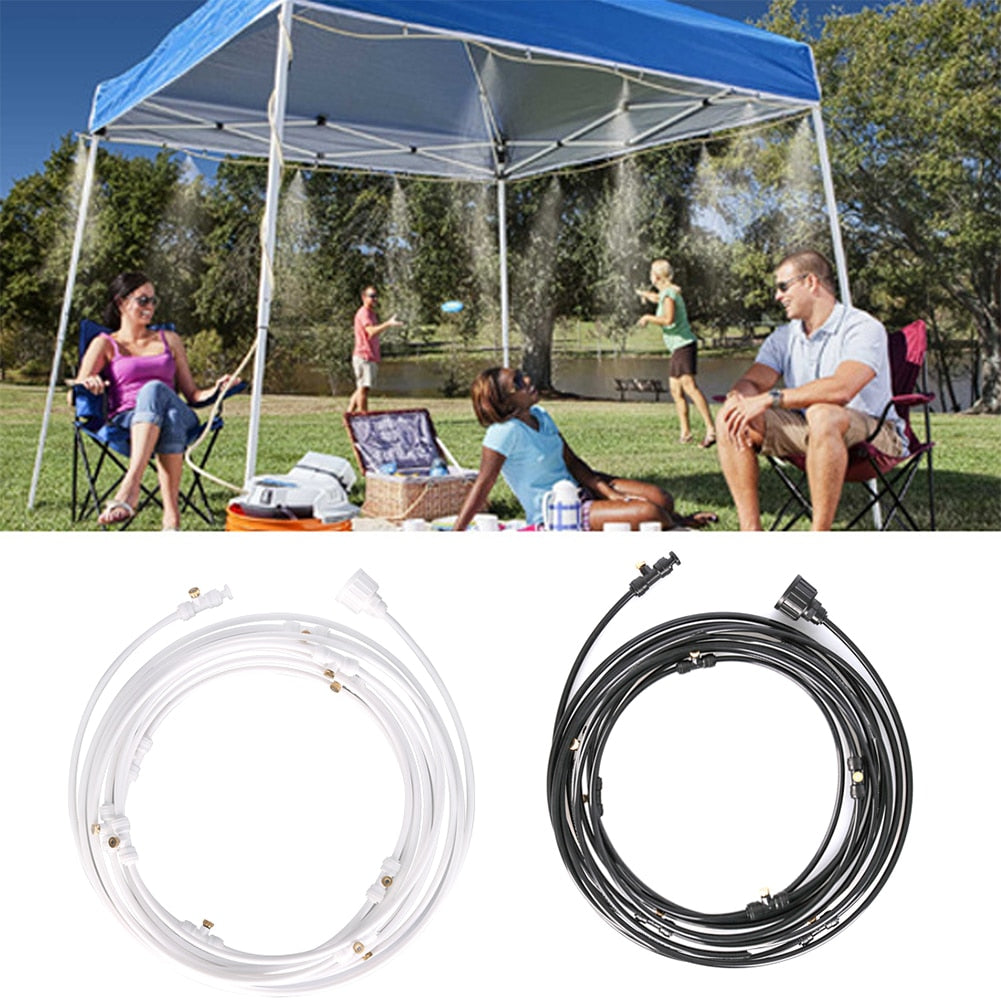 Beat the summer heat with our Outdoor Misting Cooling System! Enjoy cooling relief - even in the hottest temperatures! Keep cool and comfy as you relax in your outdoor space - no sweat