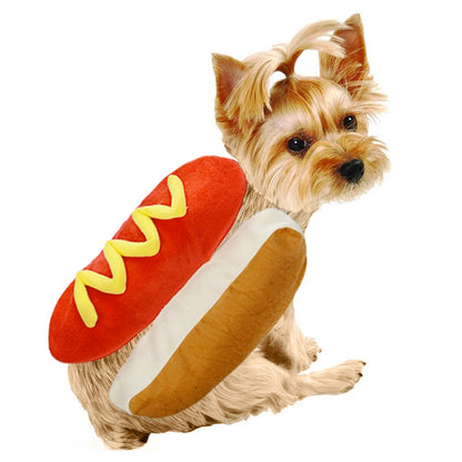 Funny Hot Dog Halloween Pet Costume