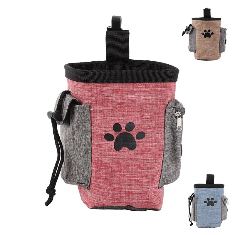 Keep your dog training sessions organized and convenient with our Portable Dog Training Treat &amp; Poop Bag Satchel! This all-in-one satchel holds your dog's treats and poop bags, making it perfect for on-the-go training. Say goodbye to messy pockets and enjoy seamless training with our satchel.