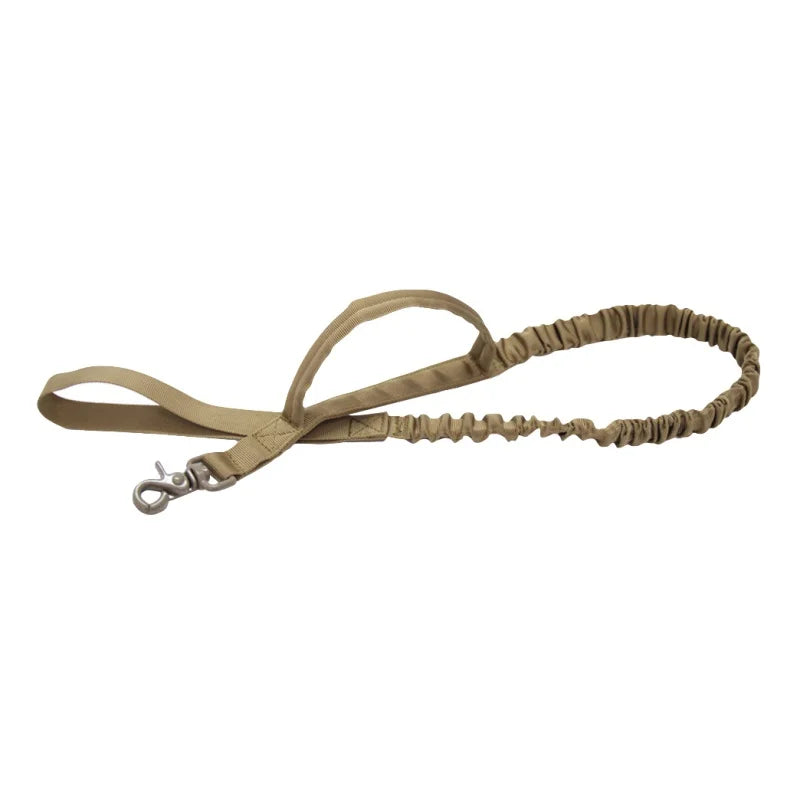 The Tactical Retraction Dog Training Leash offers durable control and flexibility for effective training sessions. Its retractable design allows smooth adjustment of leash length, promoting better communication with your dog while maintaining safety. 
