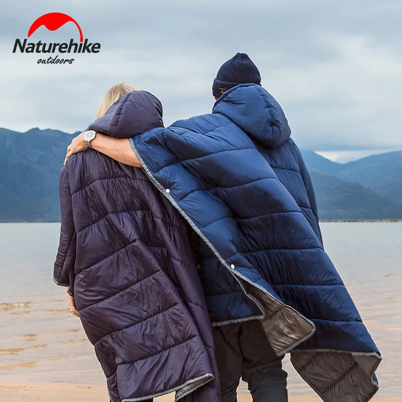 Stay warm and dry on your next adventure with our Sleeping Bag Waterproof Warm Travel Poncho! This versatile poncho not only provides waterproof protection, but also converts into a cozy sleeping bag for a comfortable night's sleep. 