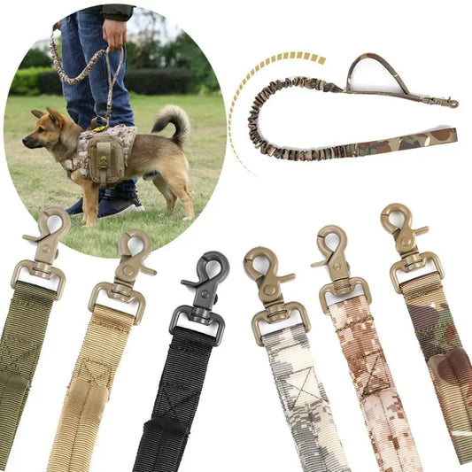 The Tactical Retraction Dog Training Leash offers durable control and flexibility for effective training sessions. Its retractable design allows smooth adjustment of leash length, promoting better communication with your dog while maintaining safety. 