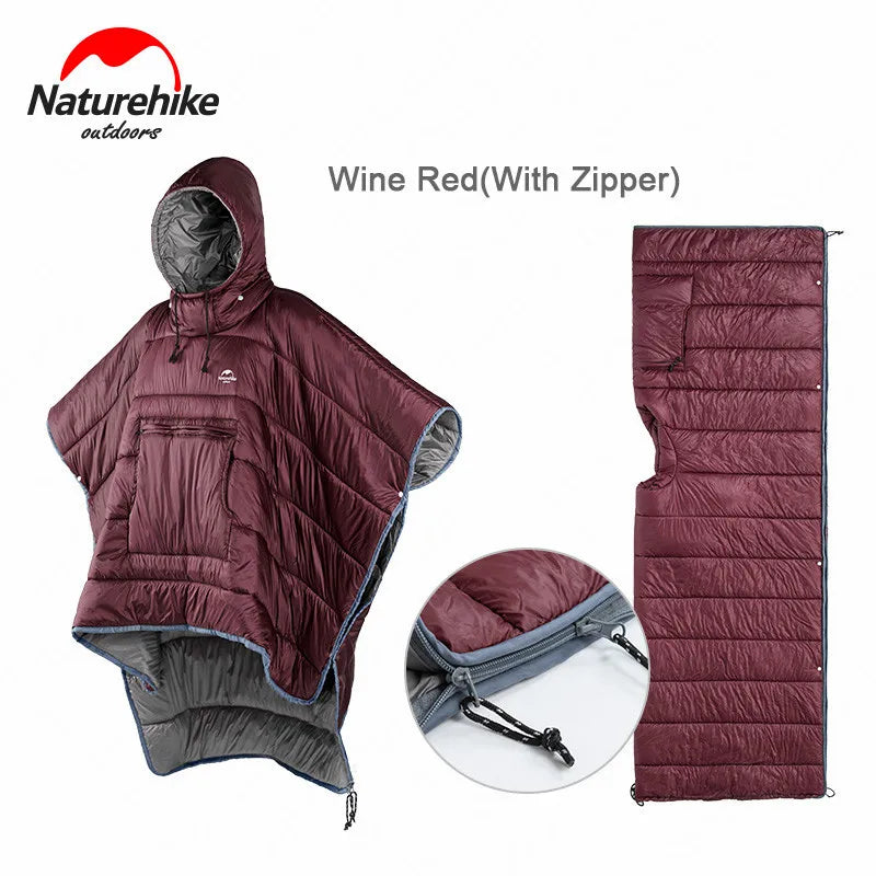 Stay warm and dry on your next adventure with our Sleeping Bag Waterproof Warm Travel Poncho! This versatile poncho not only provides waterproof protection, but also converts into a cozy sleeping bag for a comfortable night's sleep. 