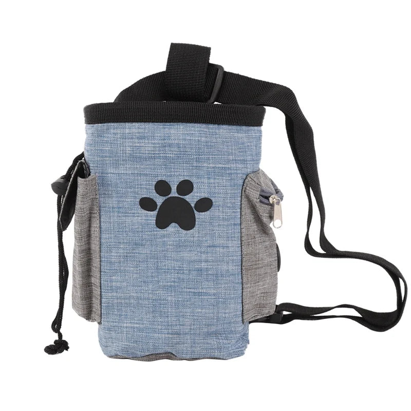 Keep your dog training sessions organized and convenient with our Portable Dog Training Treat &amp; Poop Bag Satchel! This all-in-one satchel holds your dog's treats and poop bags, making it perfect for on-the-go training. Say goodbye to messy pockets and enjoy seamless training with our satchel.