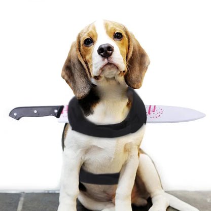 Funny Halloween Knife Costume for Pets