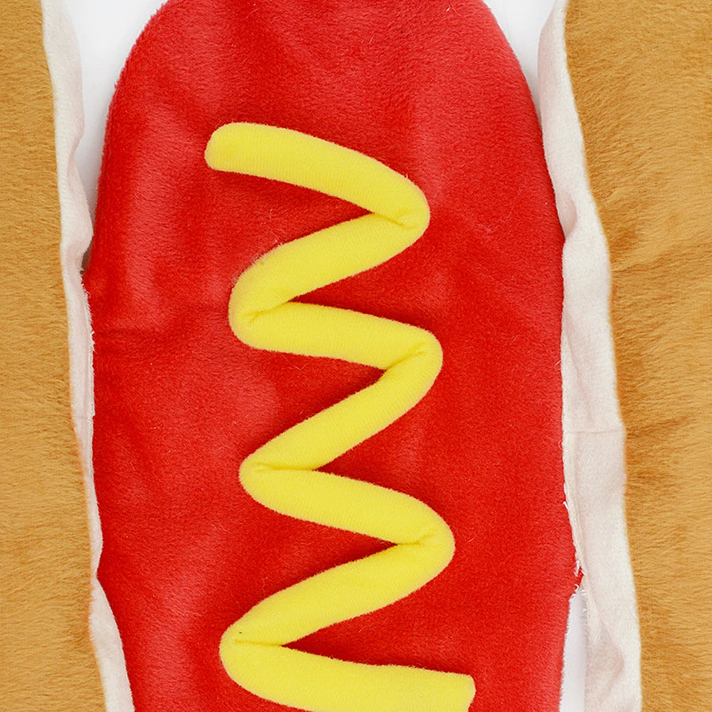 Funny Hot Dog Halloween Pet Costume