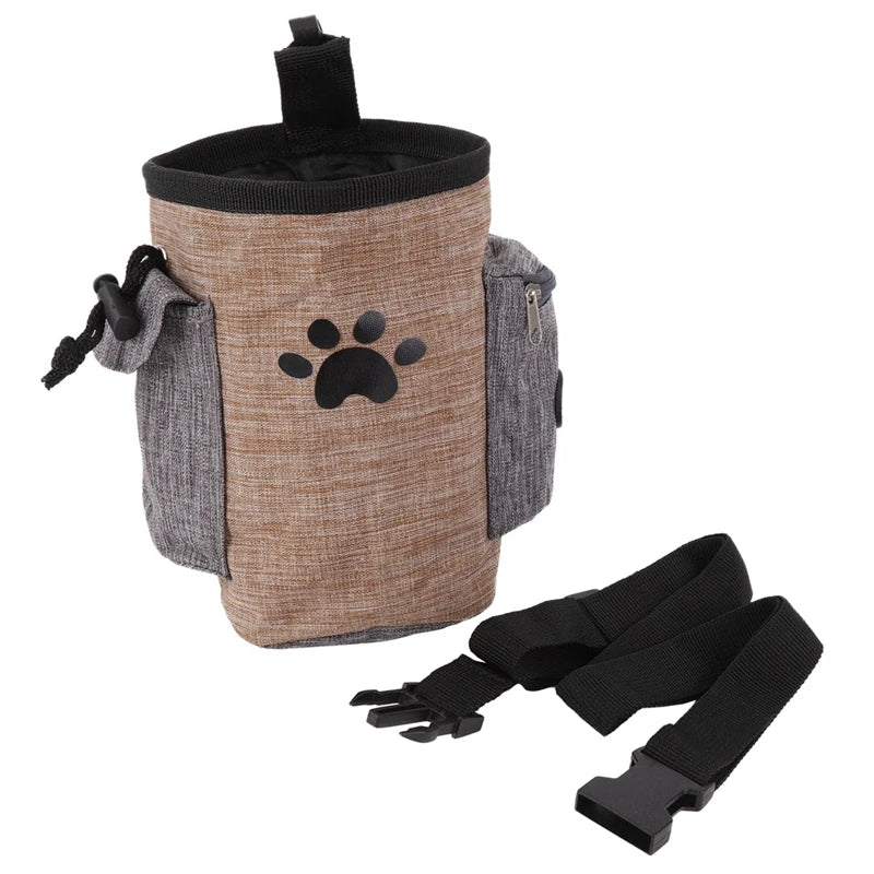 Keep your dog training sessions organized and convenient with our Portable Dog Training Treat &amp; Poop Bag Satchel! This all-in-one satchel holds your dog's treats and poop bags, making it perfect for on-the-go training. Say goodbye to messy pockets and enjoy seamless training with our satchel.