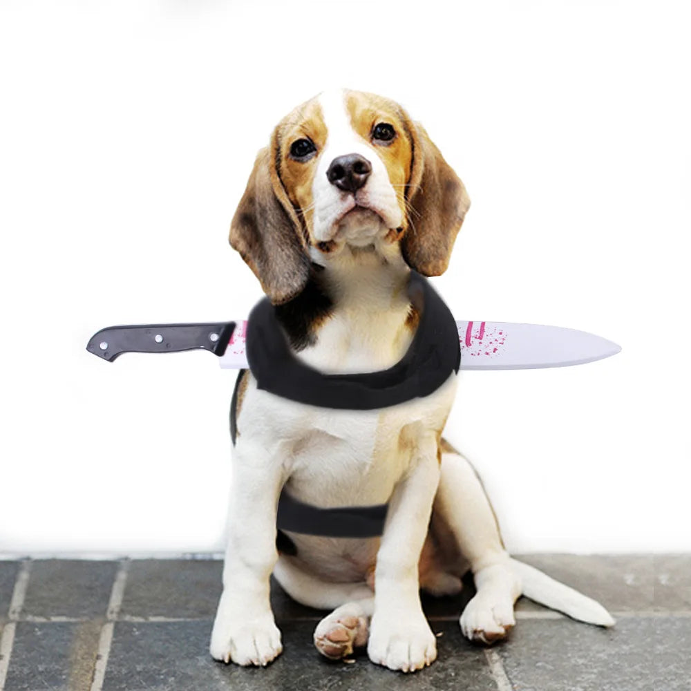 Funny Halloween Knife Costume for Pets