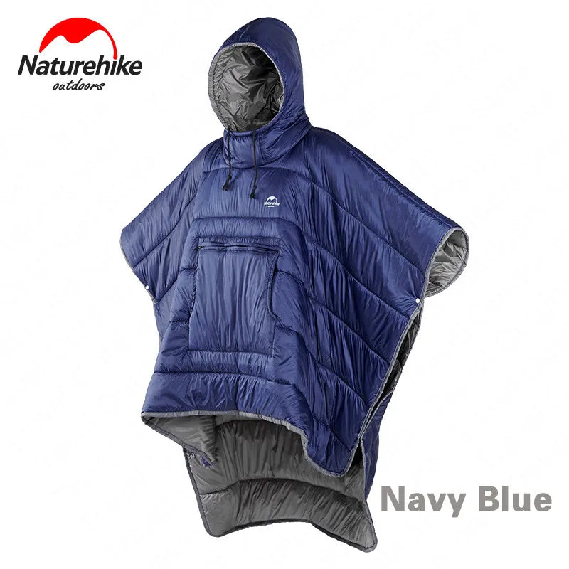 Stay warm and dry on your next adventure with our Sleeping Bag Waterproof Warm Travel Poncho! This versatile poncho not only provides waterproof protection, but also converts into a cozy sleeping bag for a comfortable night's sleep. 