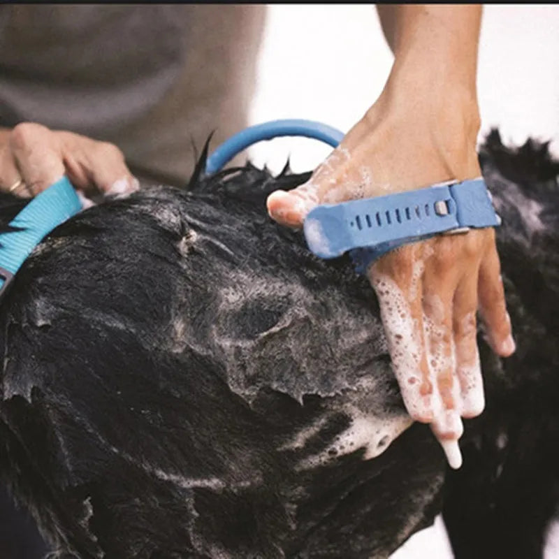 Transform pet bath time into a relaxing spa experience with our Comfortable Massager Pet Bath Tool. The ergonomic design provides a gentle yet effective massage, promoting circulation and reducing stress for your furry friend. Bath time just got a lot more enjoyable for you and your pet!