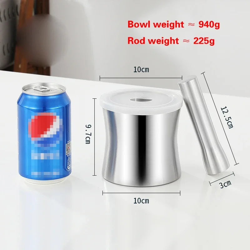 304 Stainless Steel Mortar