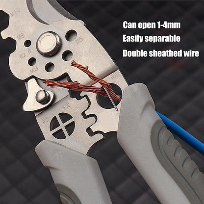 Professional Grade Multi-Purpose Wire Stripper Crimping Splicer Pliers