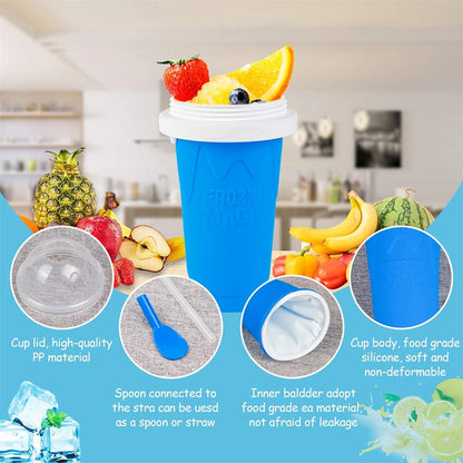 DIY Portable Quick-Frozen Slushy Maker Cup
