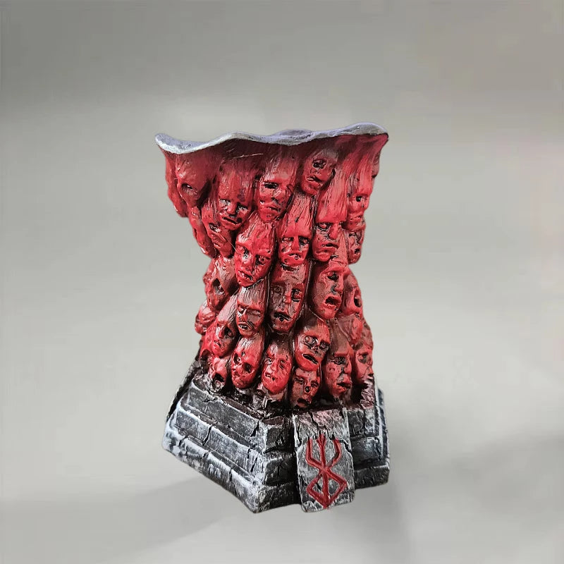 Unleash your wild side with the Halloween Souls in Hell Skull Rune Candle Holder! Channel your inner daredevil and set the spooky mood with this hauntingly beautiful piece. Perfect for any Halloween decor, this holder adds a bold touch to your home. Dare to be different and light up your space with this unique accent.