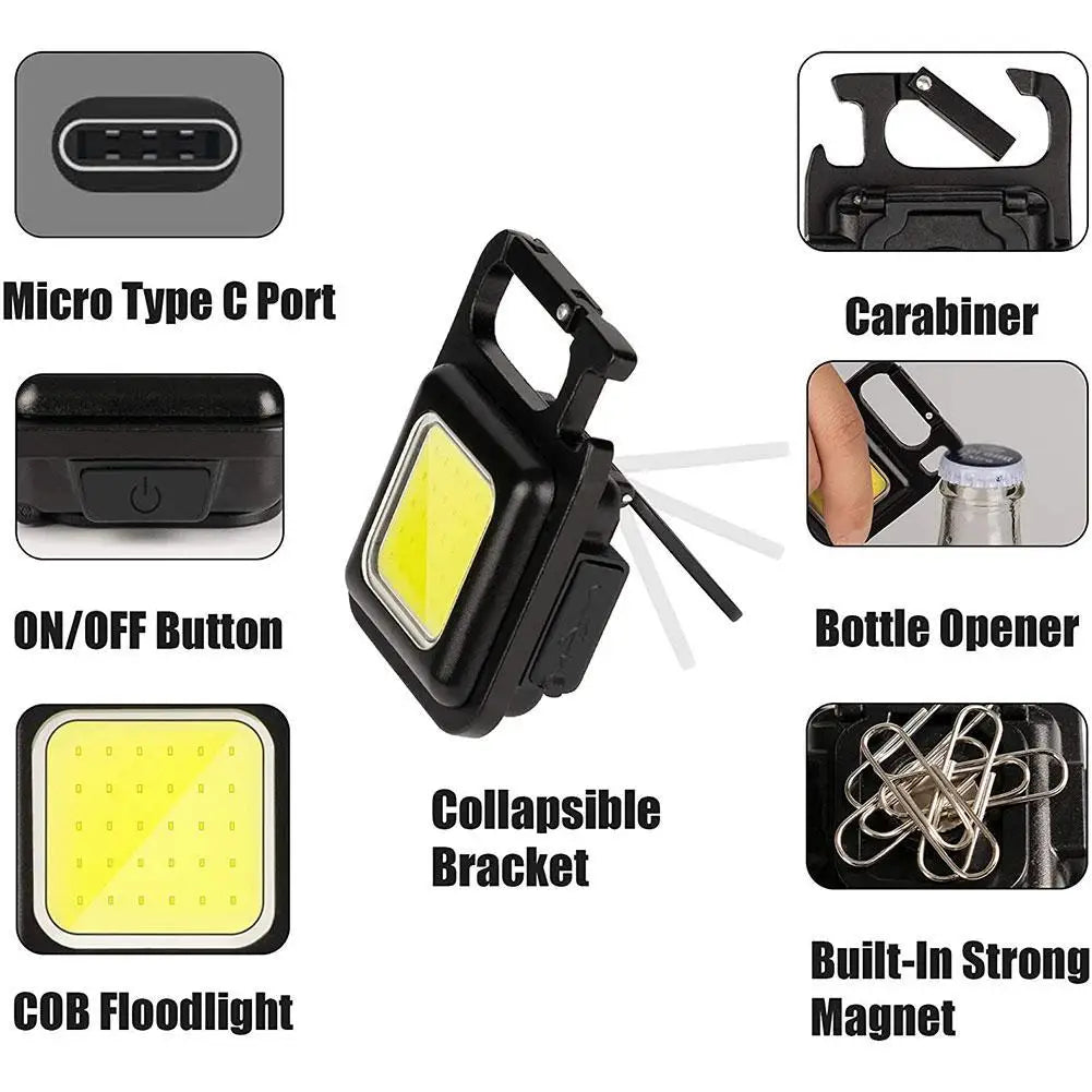 Multifunction LED Lantern & Bottle Opener With Hook